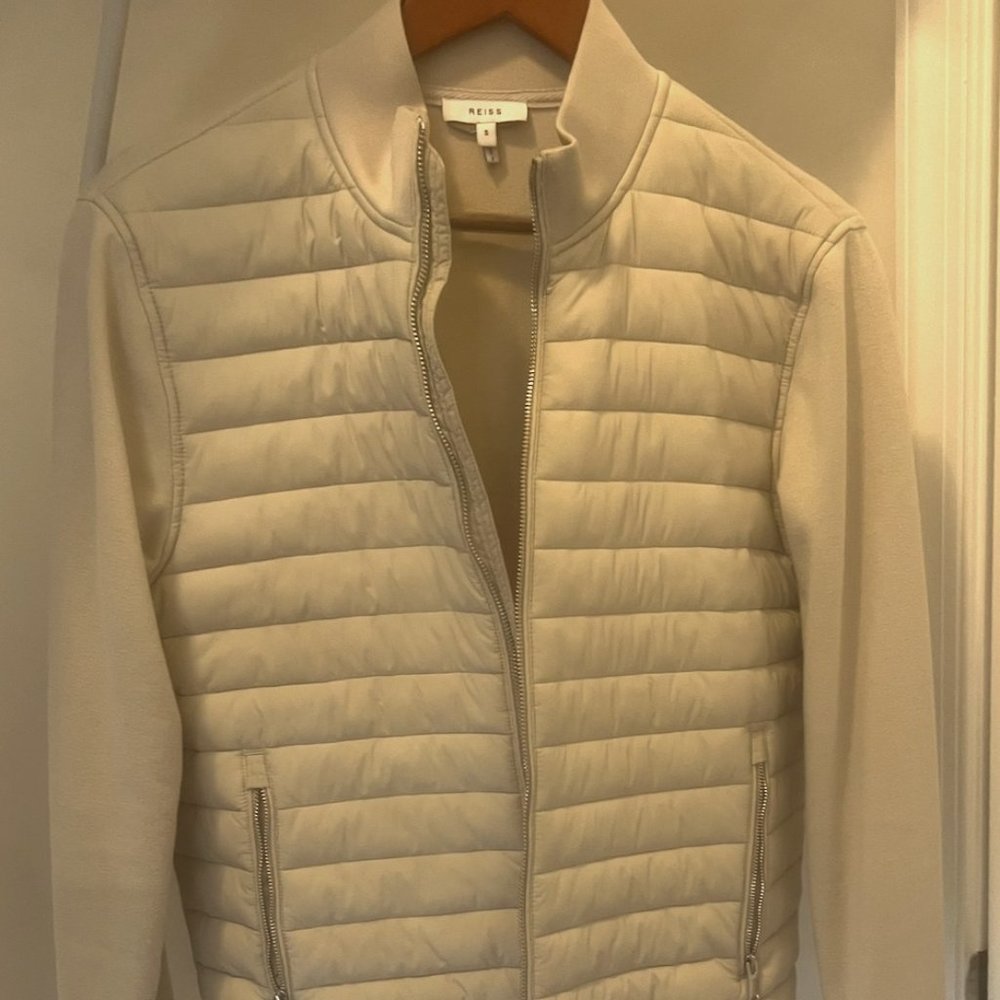 Reiss Quilted Hybrid Jacket